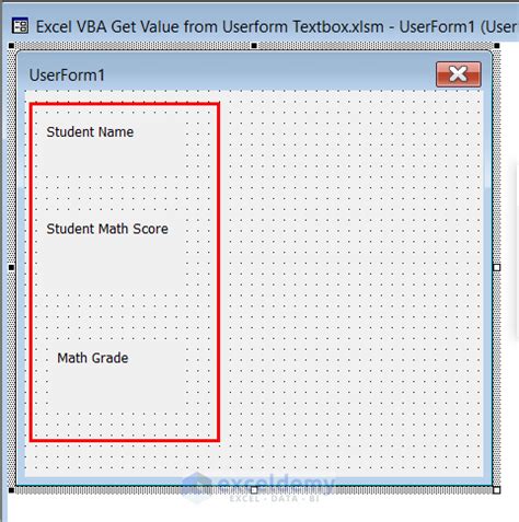 How To Use Vba To Get Value From Userform Textbox In Excel