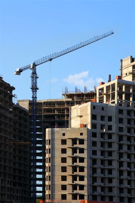 Concrete Building Under Construction Stock Image Image Of Exterior