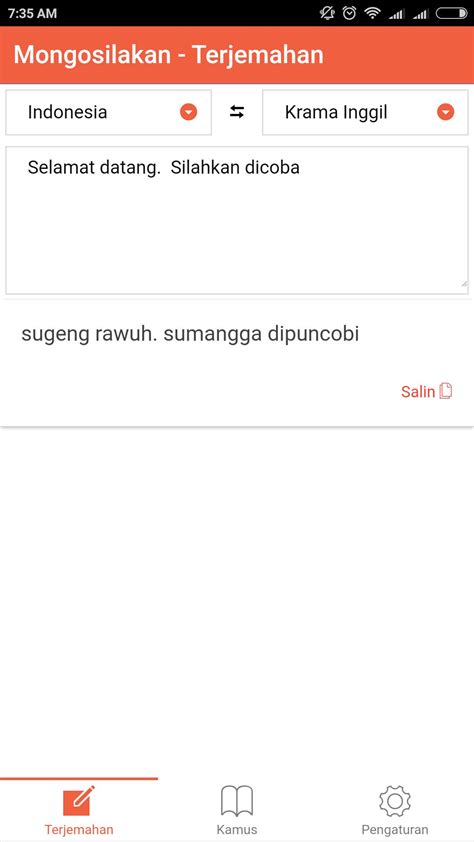 Terjemahan Bahasa Jawa Newstempo