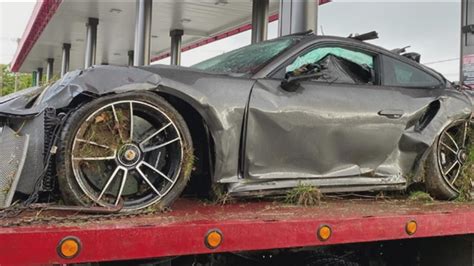 Photos Show Aftermath Of Cleveland Browns De Myles Garretts Car