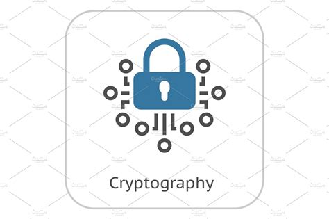 Cryptography Icon Icons ~ Creative Market