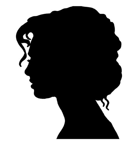 Beautiful Face Silhouette Of Woman Silhouette Of A Woman Png
