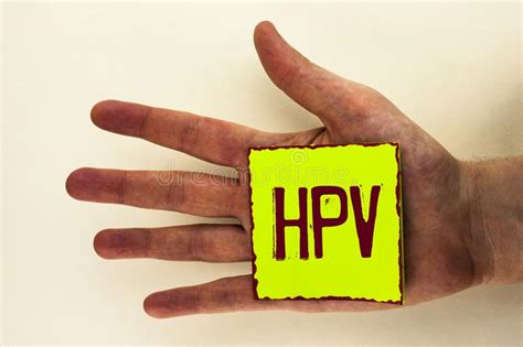Word Writing Text Hpv Business Concept For Human Papillomavirus