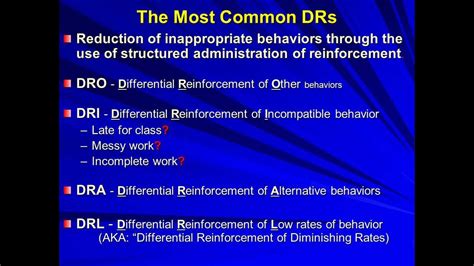 Differential Reinforcement Overview Youtube