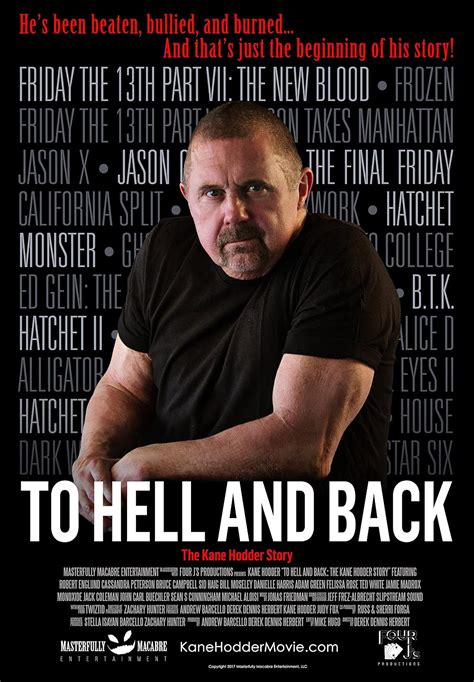 To Hell And Back The Kane Hodder Story Imdb