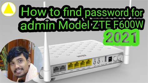 Digital Tricks How To Find Password For Admin Model Zte F W Youtube