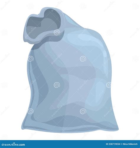 Recycling Trash Bag Icon Cartoon Vector Garbage Bin Stock Illustration