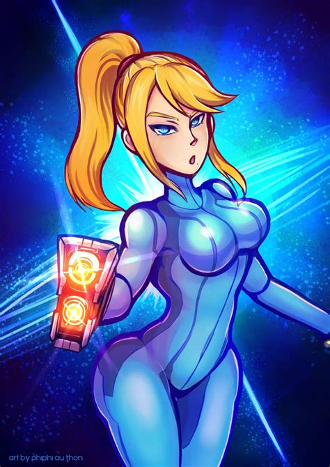 Zero Suit Samus By Phiphiauthon On Deviantart