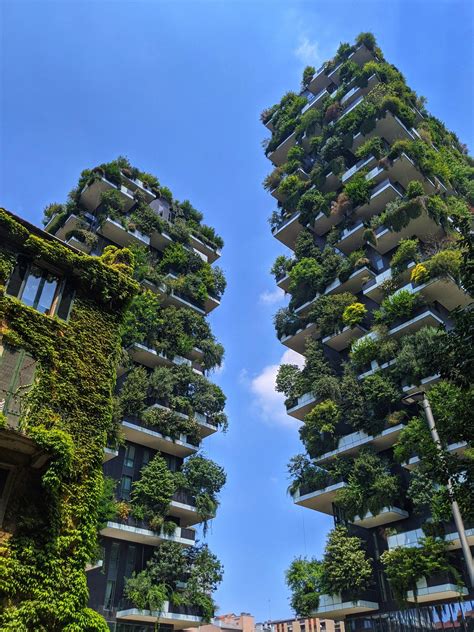 Bosco Verticale Vertical Forest Milan Italy Italyphotos