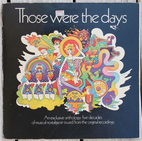 Those Were The Days 1970s Hippie Art Psychedelic Album