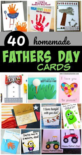 26 diy father's day gifts that are so easy to make for dad. 40 Homemade Fathers Day Cards | Homemade fathers day card ...