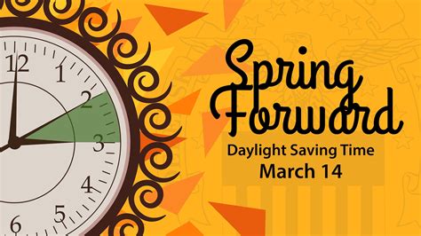 Daylight Saving Time Spring Forward This Sunday Defense Logistics