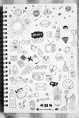 50 Random Doodles Ideas Doodles Notebook Doodles Sketch Book