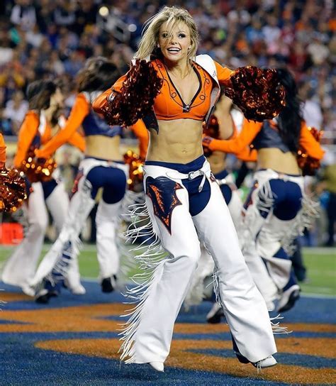 Denver Bronco Cheerleaders Hottest Nfl Cheerleaders Football Cheerleaders Cheerleading Dance