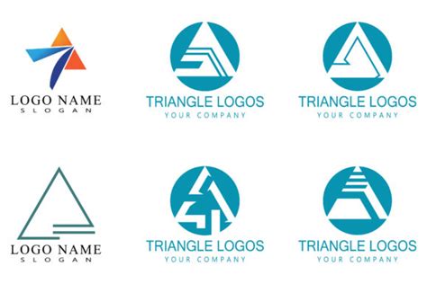 Triangle Logo Vector Graphic By Redgraphic Creative Fabrica