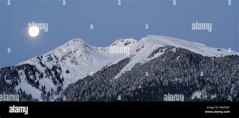 Swiss Alps And Full Moon High Resolution Stock Photography And Images