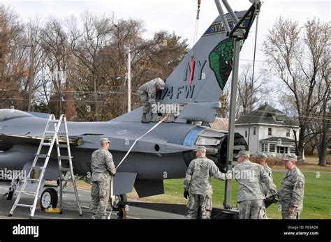 New York Air National Guard Airmen From The 174th Attack Wing Syracuse