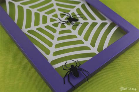 Toile D'araignée Halloween A Faire Soi Meme Plus Explication - Histoire de...: DIY cadre toile d'araignée