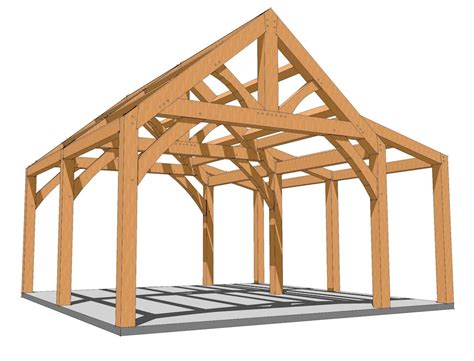 Timber Frame Carport Plans Free Lee Home