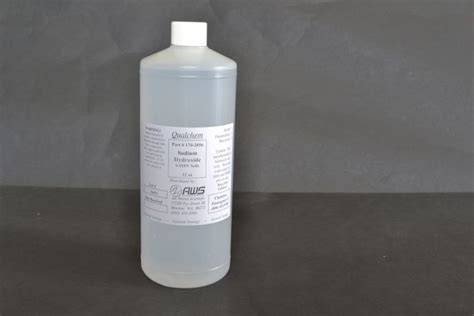 Sodium Hydroxide 01n Solution 32 Oz Central Industrial Sales