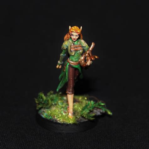 35 Mm Elf Bard Miniature For Dungeons And Dragonstabletop Etsy Australia