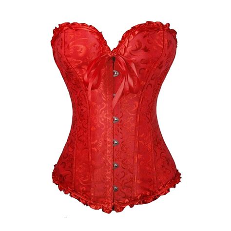 Sexy Waist Trainer Overbust Corsets And Bustiers Steampunk Corsage