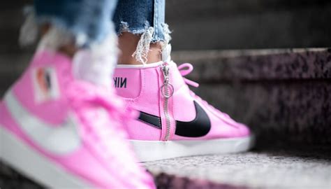 giày nike wmns blazer rebel mid pink bq4022 602 authentic shoes