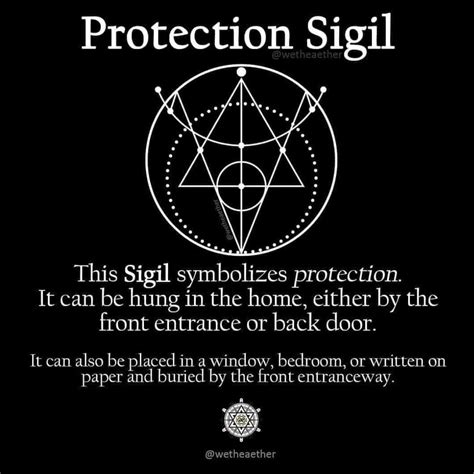 Protection Sigil Sacred Geometry Meanings