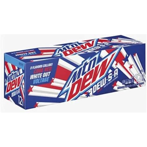 Mountain Dew Dew S A 12 Fl Oz Cans 24 Count