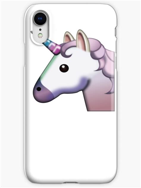 Majestic Unicorn Emoji Iphone Case And Cover By Printpress Redbubble