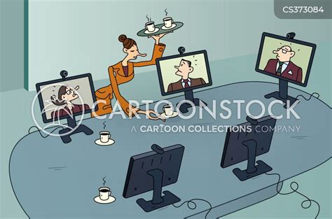 Net Meeting Cartoons And Comics Funny Pictures From Cartoonstock