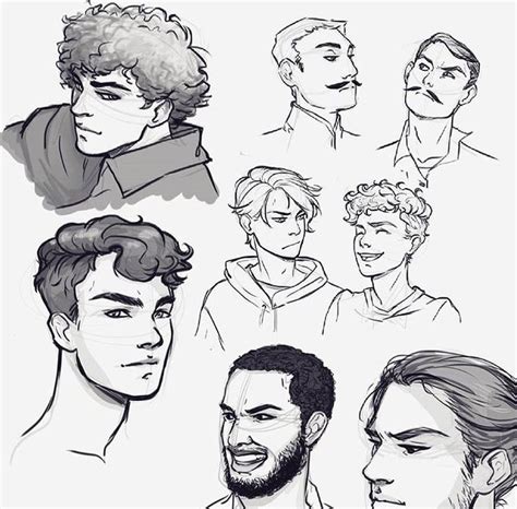 How To Draw A Face Step By Step Boy Hair Drawing How To Draw Hair