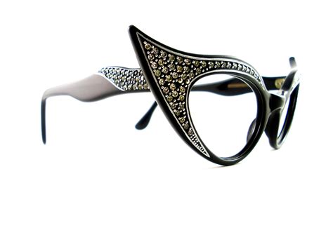 Vintage Eyeglasses Frames Eyewear Sunglasses 50s Vintage 50s Cat Eye Glasses Eyeglasses