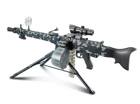 Mg 3 Nerf Machine Gun Electric Nerf Gun Table Top Racing Ufc 4 New