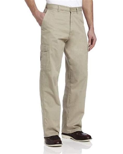 Lyst Dickies Loose Fit Cargo Work Pant Stain Wrinkle Resistant Cotton Poly In Natural For