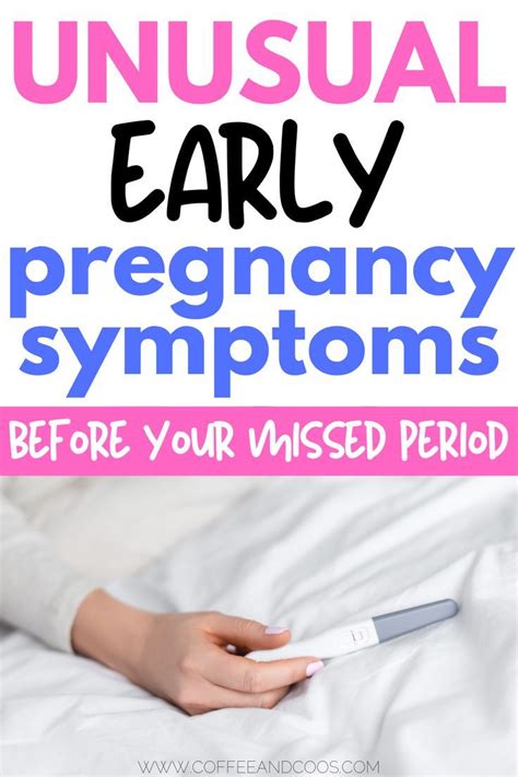 A Complete Checklist Of Unusual Early Pregnancy Symptoms Artofit