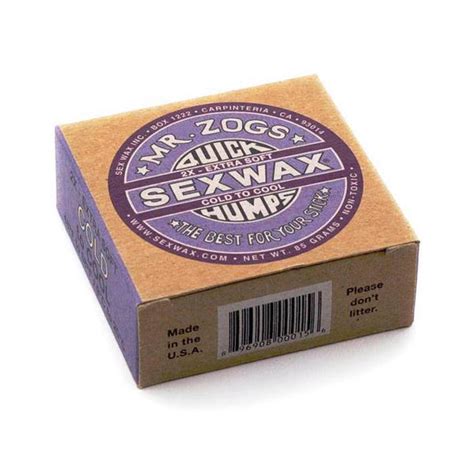 Sex Wax Quick Humps Cold Water Surf Wax Purple Label Dingle Surf