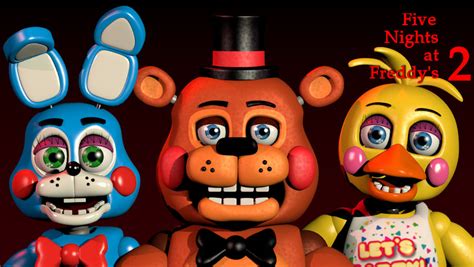Five Nights At Freddys 2 Toys Poster By Viciolek On Deviantart