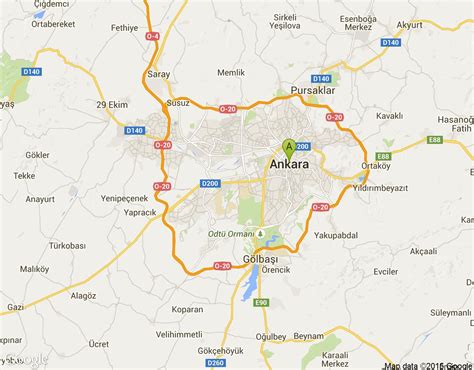 Ankara Harita Ankaranın Haritası