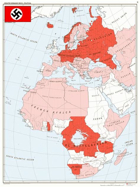 the greater germanic reich in 1962 in 2022 imaginary maps alternate history geography map