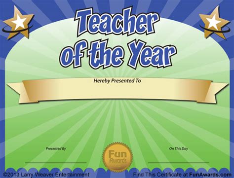 Funny Award Ideas Teacher Appreciation Week
