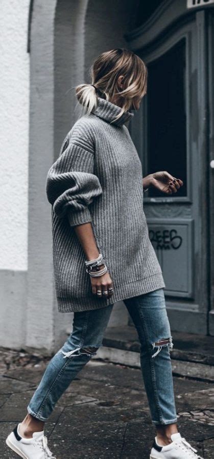 Cute And Cozy Oversized Sweater Outfits Society Casual Fall