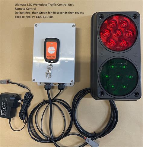 Warehouse Traffic Control Light Red And Green With Remote Control Great