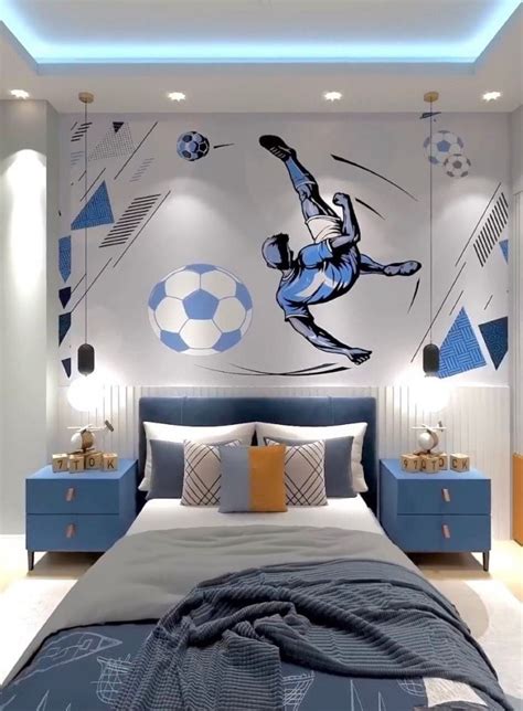 Football Theme Bedroom Soccer Themed Room Soccer Room Decor Room