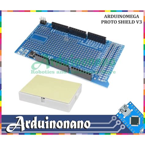 Arduino mega Proto Shield V3 protoshield breadbard project bread board