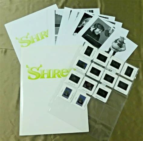 Shrek Movie Press Kit Mike Myers Eddie Murphy Folder Booklet 5 Photos