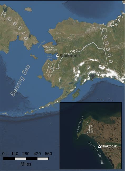 Study Site Shaktoolik Resides In Western Alaska On The Eastern Coast