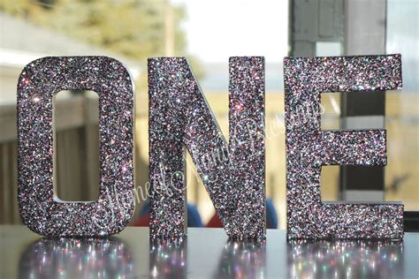 ONE Letters St Birthday Photo Prop Confetti Glitter ONE Photo Etsy Birthday Photo Props
