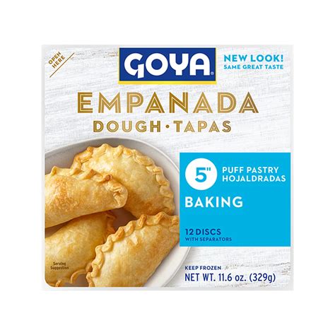 Goya Empanada Dough Puff Pastry For Baking Shop Desserts And Pastries