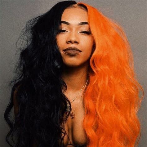 You also can select plenty of matching choices on this site!. pinterest: @nikeg0ld☽☼♔ | Hair color for black hair, Split ...